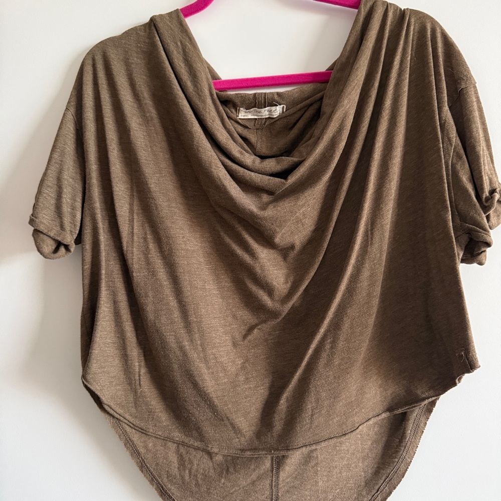 We The Free Brown Short Sleeve Tee